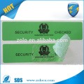 Caixas de embalagem anti-falsificação adesivo de logotipo personalizado, fita de segurança inviolável